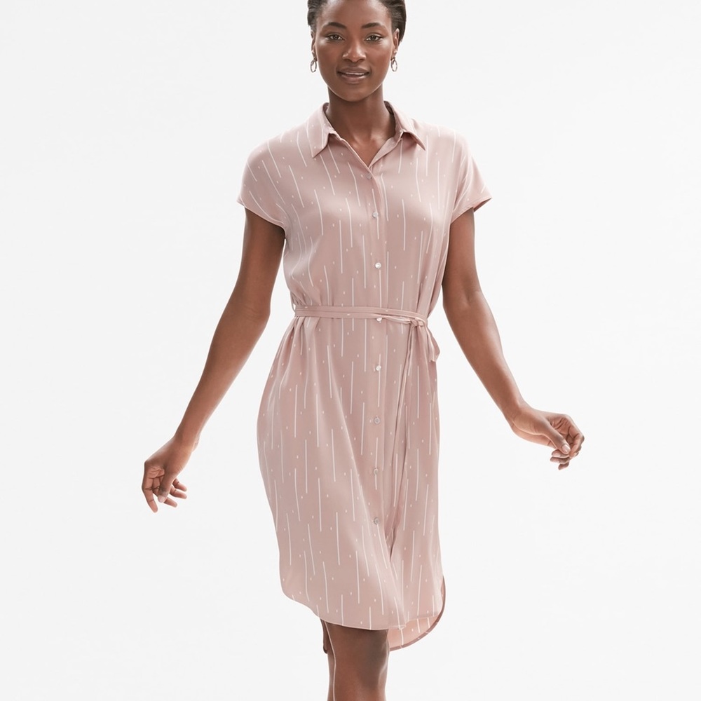 Mm LaFleur Nikita dress (blush/ivory)